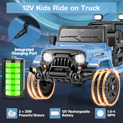 12V Kids Ride on Truck Car