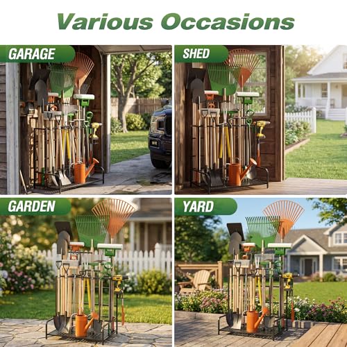 Garden Tool Organizer Rack Up to 39 Tools