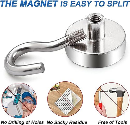 Magnetic Hooks Heavy Duty (4 Count)