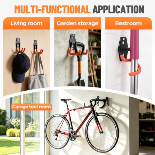 Steel Garage Hooks 18 Pack Storage Heavy Duty (18 Count)