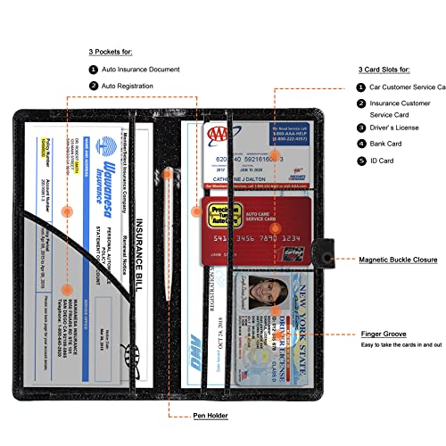 Car Registration and Insurance Card Holder