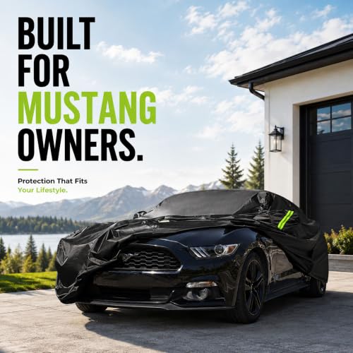 Car Cover for Ford Mustang Waterproof All Weather Outdoor Cover