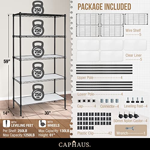 NSF Adjustable Height Wire Shelving Unit w