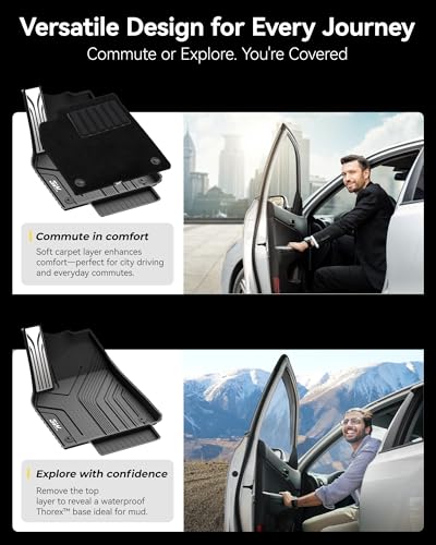 Tesla Model Y Juniper Metal Pedal Floor Mats with Carpets