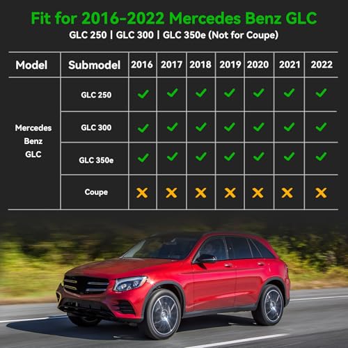 for Mercedes Benz GLC Floor Mats 2016