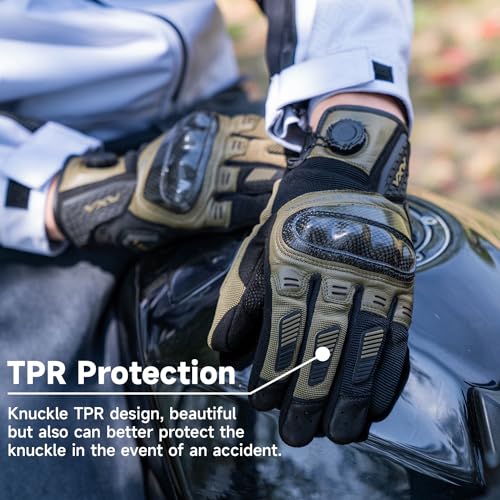 High Protection Motorcycle Gloves for Men