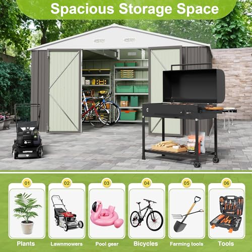 10x10 FT Outdoor Storage Shed