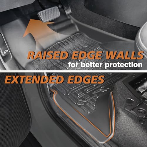 Floor Mats for 2024 2025 2026 Ford Ranger SuperCrew