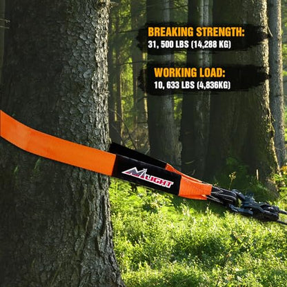 3" x 8' Tree Saver Tow Strap Lab Tested 31