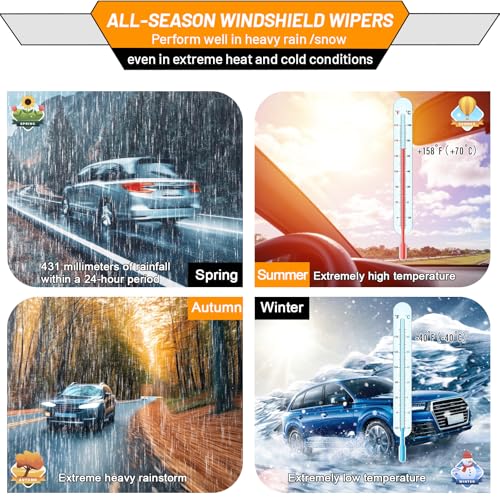 Windshield Wiper Blade Replacement for Audi Q5 SQ5 Q3