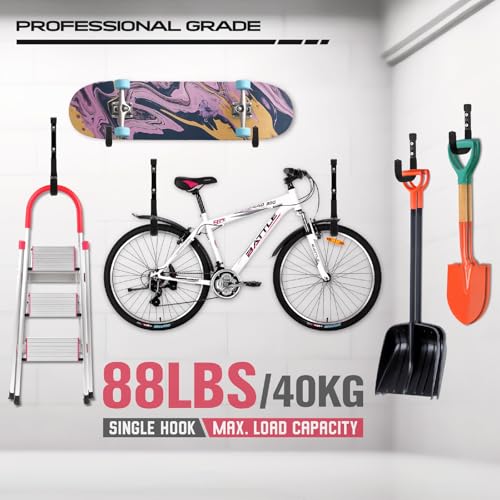 Heavy Duty Garage Storage Hooks (4 Count)