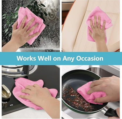 50PK Microfiber Cleaning Cloth (50 Count)