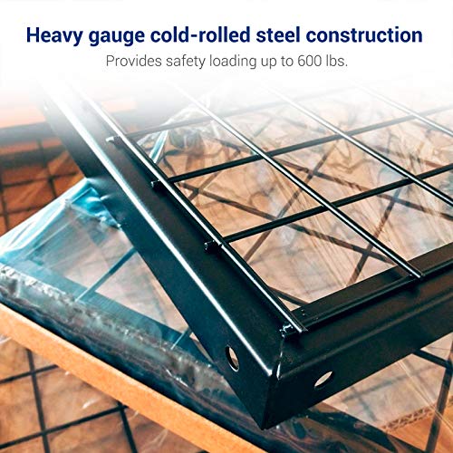 4x8 Overhead Garage Storage Rack with Hooks