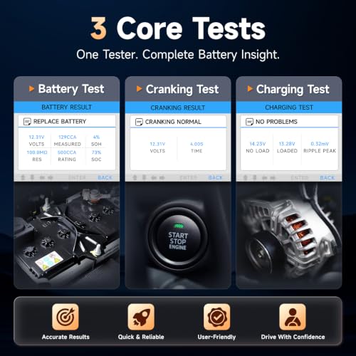 BT705Plus Car Battery Tester 24V 12V Load Tester