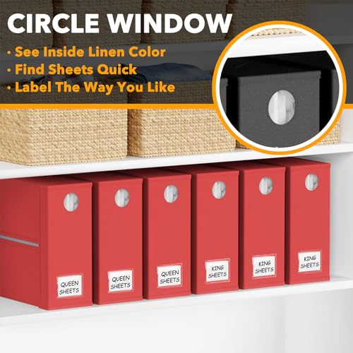 6 Pack Bed Sheet Organizers and Storage (6 Count)