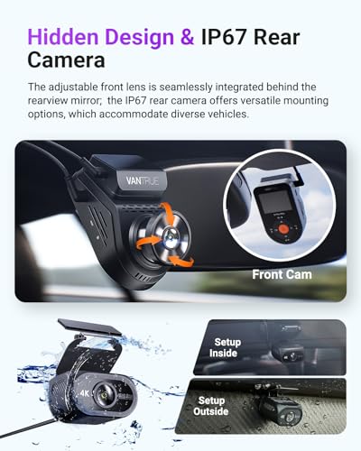 S1 Pro Max 4K+4K Dash Cam