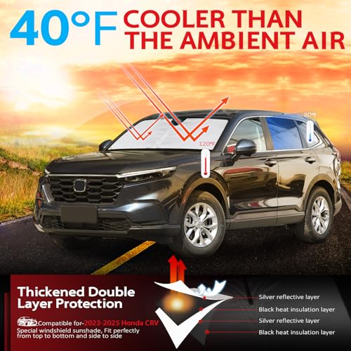 Windshield Sun Shade for Honda CRV 2023