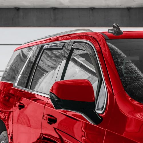 in Channel Extra Durable Rain Guards for Cadillac Escalade ESV 2021 (4 Count)