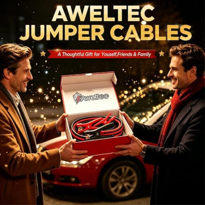 8 Gauge 12 Feet Jumper Cables for Car (12 Foot)