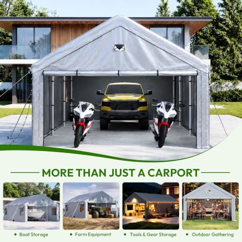 Heavy Duty Carport Canopy 13x25FT
