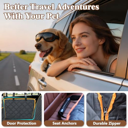 Hard Bottom Car Seat Cover for Dogs