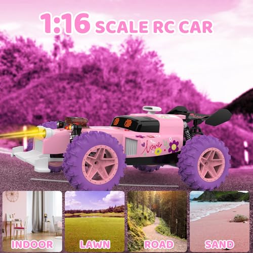 Pink Remote Control Car for Girls
