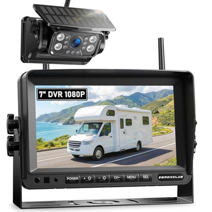 Magnetic Solar Wireless Backup Camera System