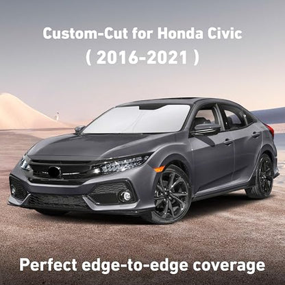 Windshield Sunshade Compatible for Honda Civic 2016