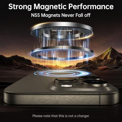 Fits MagSafe Car Mount Magnetic Phone Holder for Dash and Tesla