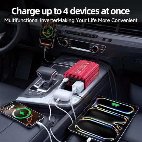 400W Car Power Inverter DC 12V to AC 110V Car Charger Plug Adapter