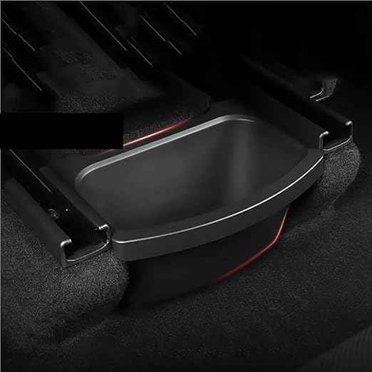 Compatble for Tesla Model Y Juniper 2025 2026 Rear Seat Storage Box Organizer Center Console Bins Backseat Trash Can Garbage Bag 1PC(Rear Seat Storage A)