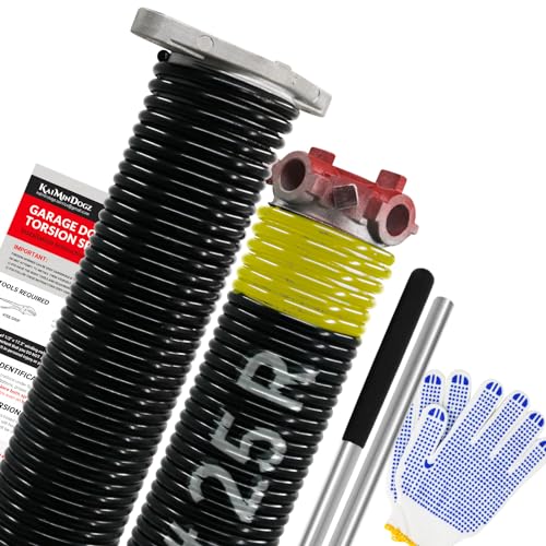 Pair of 1.75" Garage Door Torsion Springs Set with Non