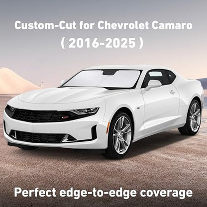 Windshield Sunshade Compatible for Chevrolet Camaro 2016