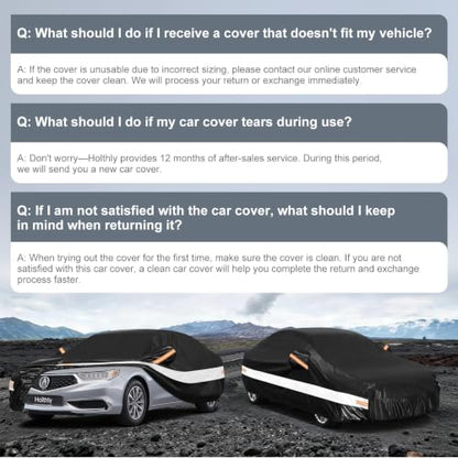 10 Layers Sedan Car Cover Custom Fit for Acura TLX