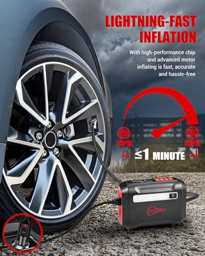 R8 Tire Inflator Portable Air Compressor
