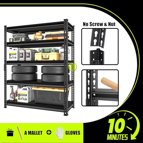 Garage Shelving Heavy Duty 2500LBS Loads