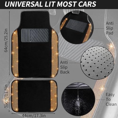 Bling Car Floor Mats Full Set