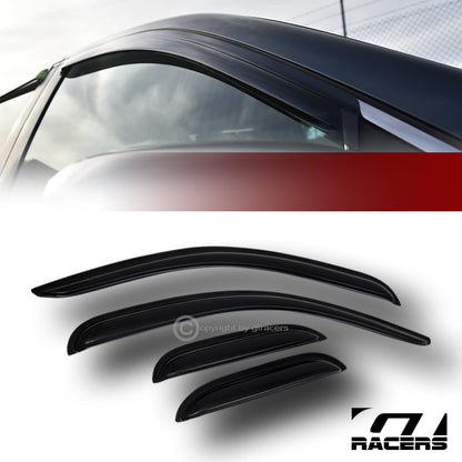 4pcs Front Rear Window Deflector Sun