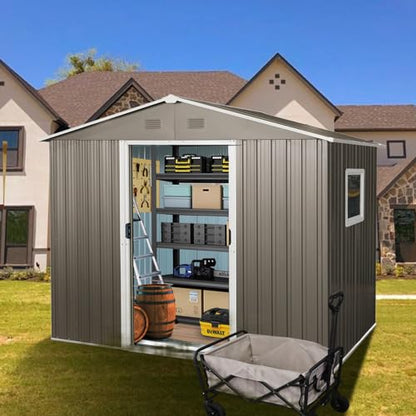 6x8 FT Outdoor Storage Shed