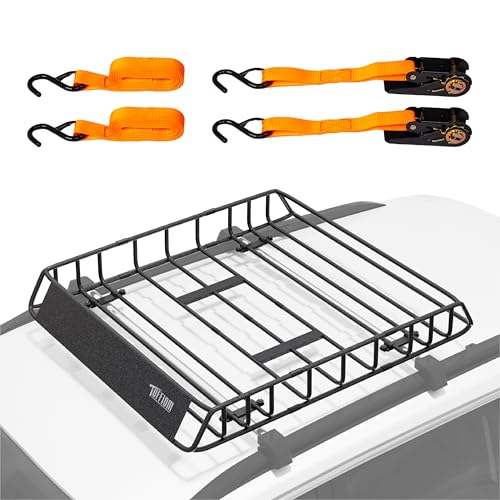 46"x 36"x 6" Universal Rooftop Cargo Carrier Basket