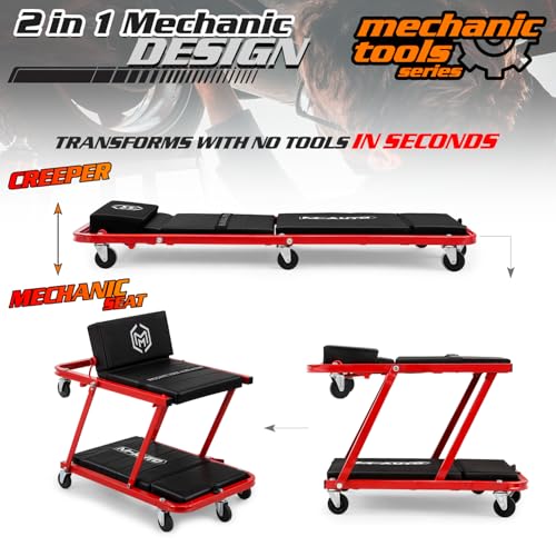 Heavy Duty Convertible Mechanic Creeper