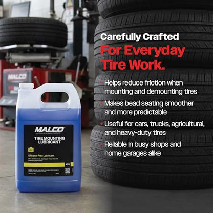 Tire Mounting and Demounting Lubricant with Applicator