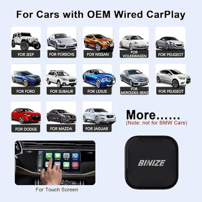 Wireless CarPlay Android AUTO Multimedia Video Box 4G Cellular