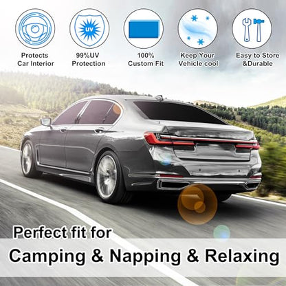 Window Shades for BMW X1 F48 2016 2017 2018 2019 2020 2021 2022 Accessories Car Side Full Windows Rear Triangular Windshield Sun Shade Sun UV Rays & Privacy Protection for Camping 10PCS (10 Count)