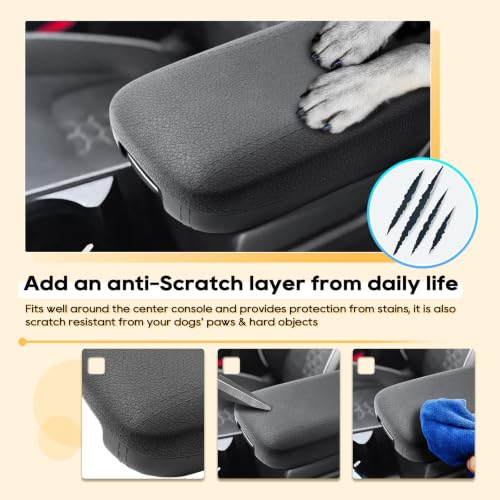 2025 2026 Kia Sportage Silicone Armrest Cover with Armrest Hidden Organizer