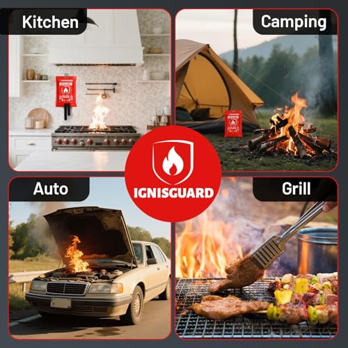 Emergency Fire Blanket for Home and Kitchen