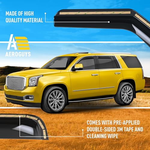 Extra Durable Window Deflectors in (4 Count)