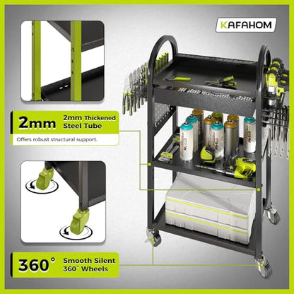 Power Tool Cart with Charging Station
