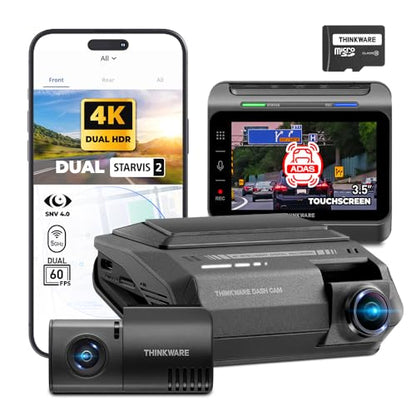 ARC900 Dash Cam 4K Front and 2K Rear