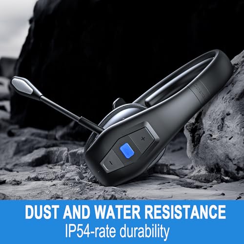 JBT100 Trucker Bluetooth Headset with Dual Mic Noise Canceling